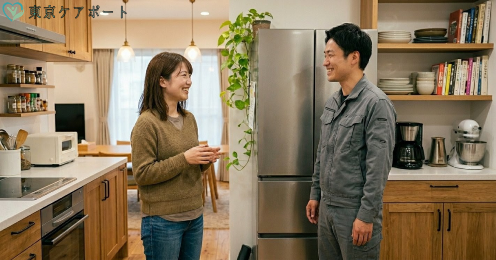 ドアを外して冷蔵庫の搬出はできる?注意点と対応方法を解説【東京ケア ドアを外して冷蔵庫の搬出はできる?注意点と対応方法を解説【東京ケア